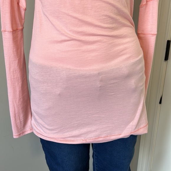 LULULEMON Swiftly Tech Long Sleeve Shirt Top Coral Sz 6 - Picture 3 of 10